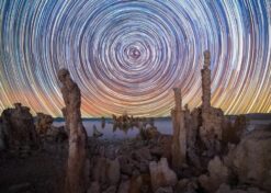 Star Trails Over Silent Spires