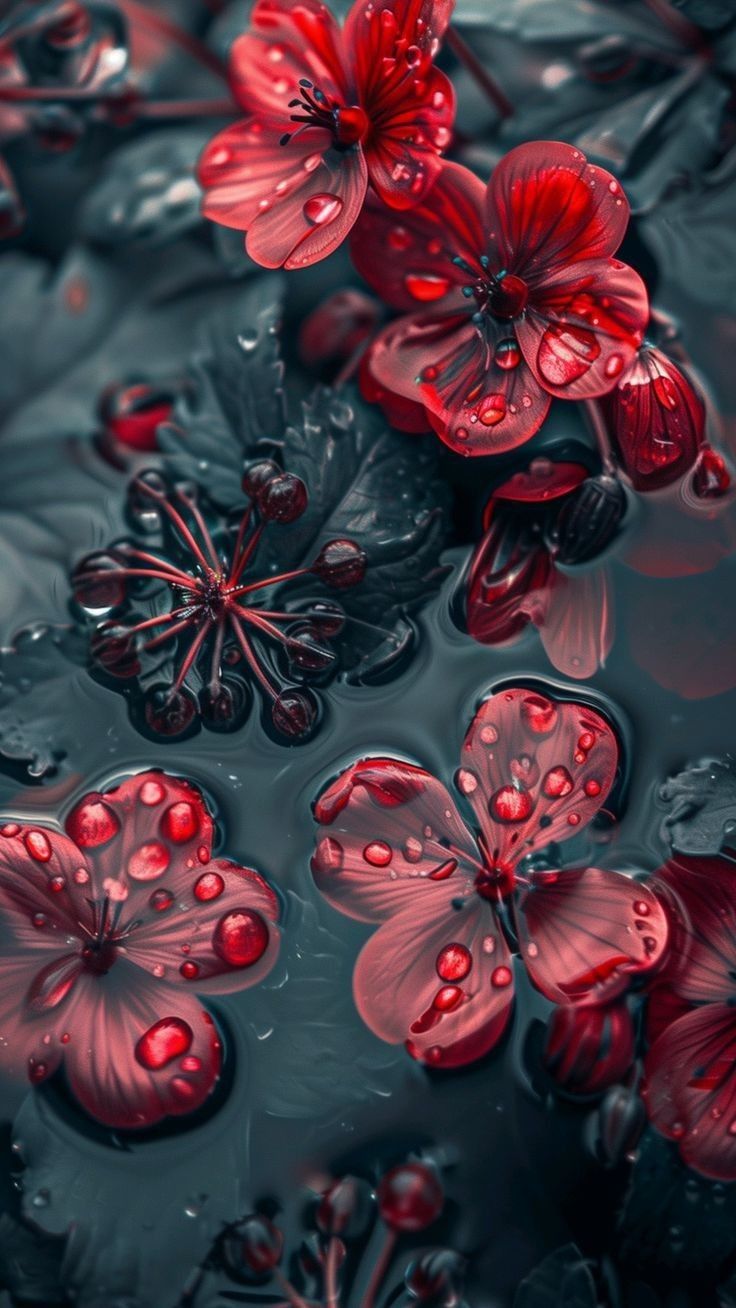 Crimson Dew Blossom Dream