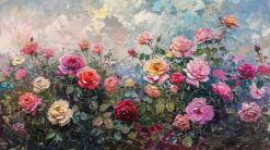 Pastel Sky Rose Symphony